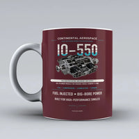 Thumbnail for Mug design on dark red io 550
