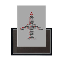 Thumbnail for Aviation Alphabet Magnet - view 7