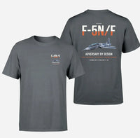 Thumbnail for F-5N F Adversary design on gray double-side t-shirt, double-side print
