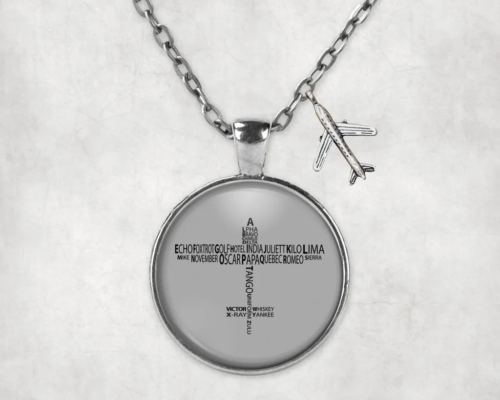 Aviation Alphabet Necklace - view 7
