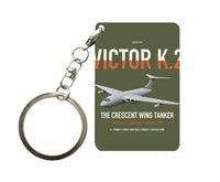 Thumbnail for Handley Page Victor K.2 design on green army designed key chain, double-side print