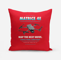 Thumbnail for DJI Matrice 4E design on red pillow