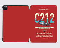 Thumbnail for CASA C-212-100 Aviocar design on red ipad tablet case