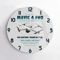 Thumbnail for DJI Mavic 4 Pro design on light gray no frame wall clock
