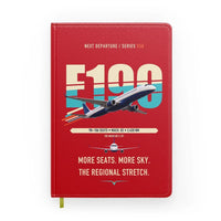 Thumbnail for Embraer E190 design on red notebook