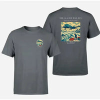 Thumbnail for VINTAGE G4153 - The Glacier Mail Run - Double-Side T-Shirt design on gray double side t shirt