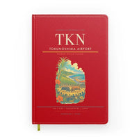 Thumbnail for Tokunoshima Airport (TKN) design on red notebook