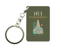 Thumbnail for Phu Bai International Airport HUI — Hue Key Chain design on green army key chain