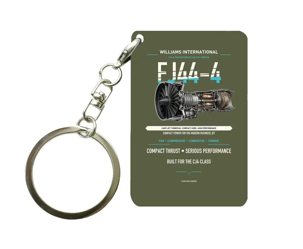 FJ44-4 Key Chain design on green army key chain