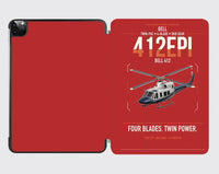 Thumbnail for Bell 412EPI design on red ipad tablet case