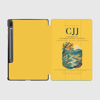 Thumbnail for Cheongju International Airport (CJJ) design on yellow samsung tablet tablet case