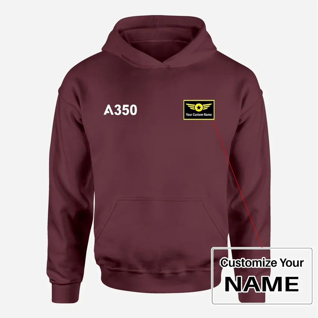 Customisable Airbus A350 Hoodie - view 7