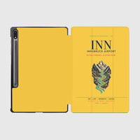 Thumbnail for Innsbruck Airport (INN) design on yellow samsung tablet tablet case