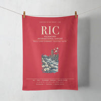 Thumbnail for Richmond International Airport (RIC) design on red towel