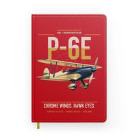 Thumbnail for Curtiss P-6E Hawk design on red notebook
