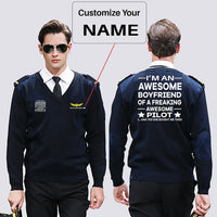 Thumbnail for Customisable I am an Awesome Boyfriend Sweater - view 7