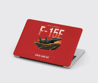 Thumbnail for F-15E Strike Eagle design on red MacBook case