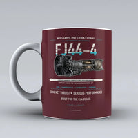 Thumbnail for Mug design on dark red fj44 4