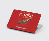 Thumbnail for F-105D Thunderchief design on red MacBook case