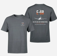 Thumbnail for E-6B Mercury design on gray double-side t-shirt, double-side print