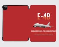 Thumbnail for E-4B Nightwatch design on red ipad tablet case