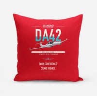 Thumbnail for Diamond DA42-VI design on red pillow