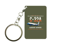 Thumbnail for C-32A SPECIAL AIR MISSION Key Chain design on green army key chain