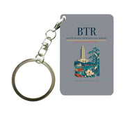 Thumbnail for Baton Rouge Metropolitan Airport (BTR) design on gray key chain