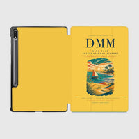 Thumbnail for King Fahd International Airport (DMM) design on yellow samsung tablet tablet case