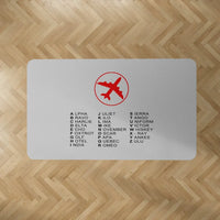 Thumbnail for Aviation Alphabet Floor Mat - view 7