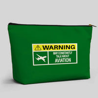 Thumbnail for Warning May Constantly Talk About Zipper Pouch - view 7