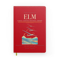 Thumbnail for Elmira Corning Regional Airport (ELM) design on red notebook