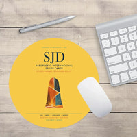 Thumbnail for Aeropuerto Internacional de Los Cabos (SJD) design on yellow round mouse pad