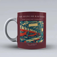 Thumbnail for VINTAGE G4166 - The Hangar Rafters - Ceramic Mug design on darkred