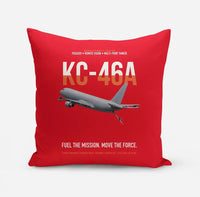 Thumbnail for KC-46A PEGASUS design on red pillow
