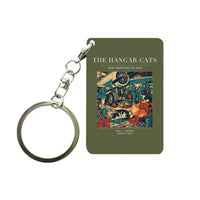 Thumbnail for VINTAGE G4137 - The Hangar Cats - Designed Key Chain design on greenarmy