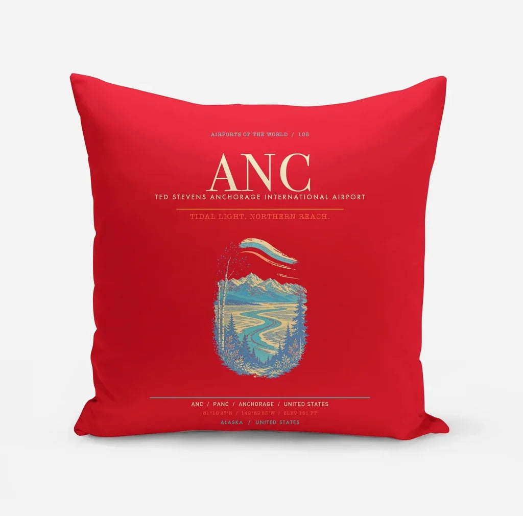 Ted Stevens Anchorage International Airport ANC - Red