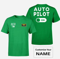 Thumbnail for Customisable Auto Pilot ON Double-Side T T-Shirt - view 7