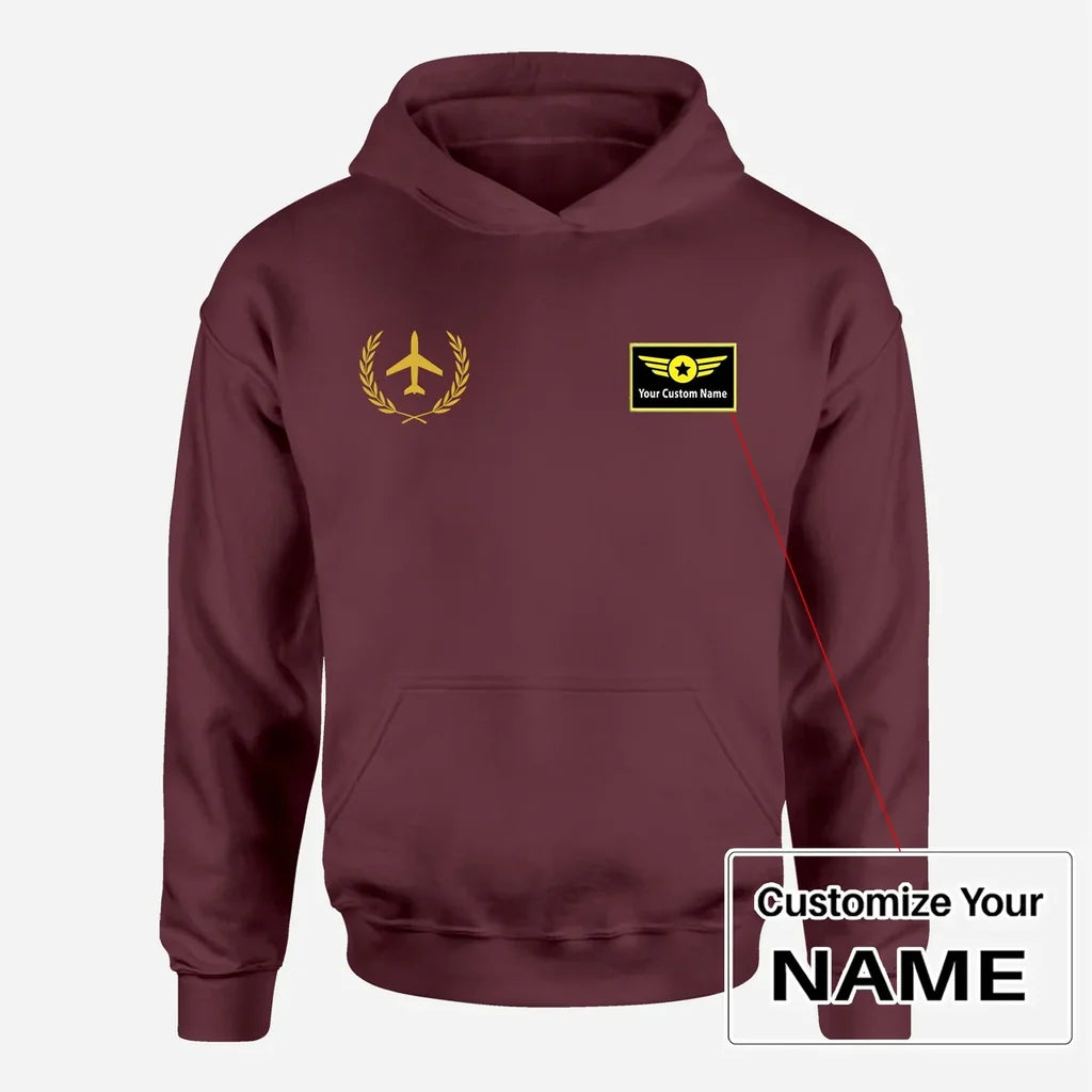 Customisable Leaf & Airplane Hoodie - view 7