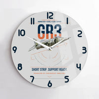 Thumbnail for Hawker Siddeley Harrier GR3 design on light gray no frame wall clock