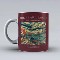 Thumbnail for VINTAGE G4072 - The Pearl Route - Ceramic Mug design on darkred