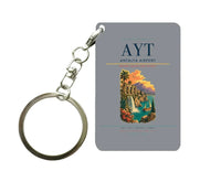 Thumbnail for Antalya Airport (AYT) design on gray key chain