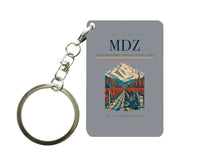 Thumbnail for Governor Francisco Gabrielli International Airport (MDZ) design on gray key chain