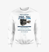 Thumbnail for JT9D-7R4 design on white sweatshirt