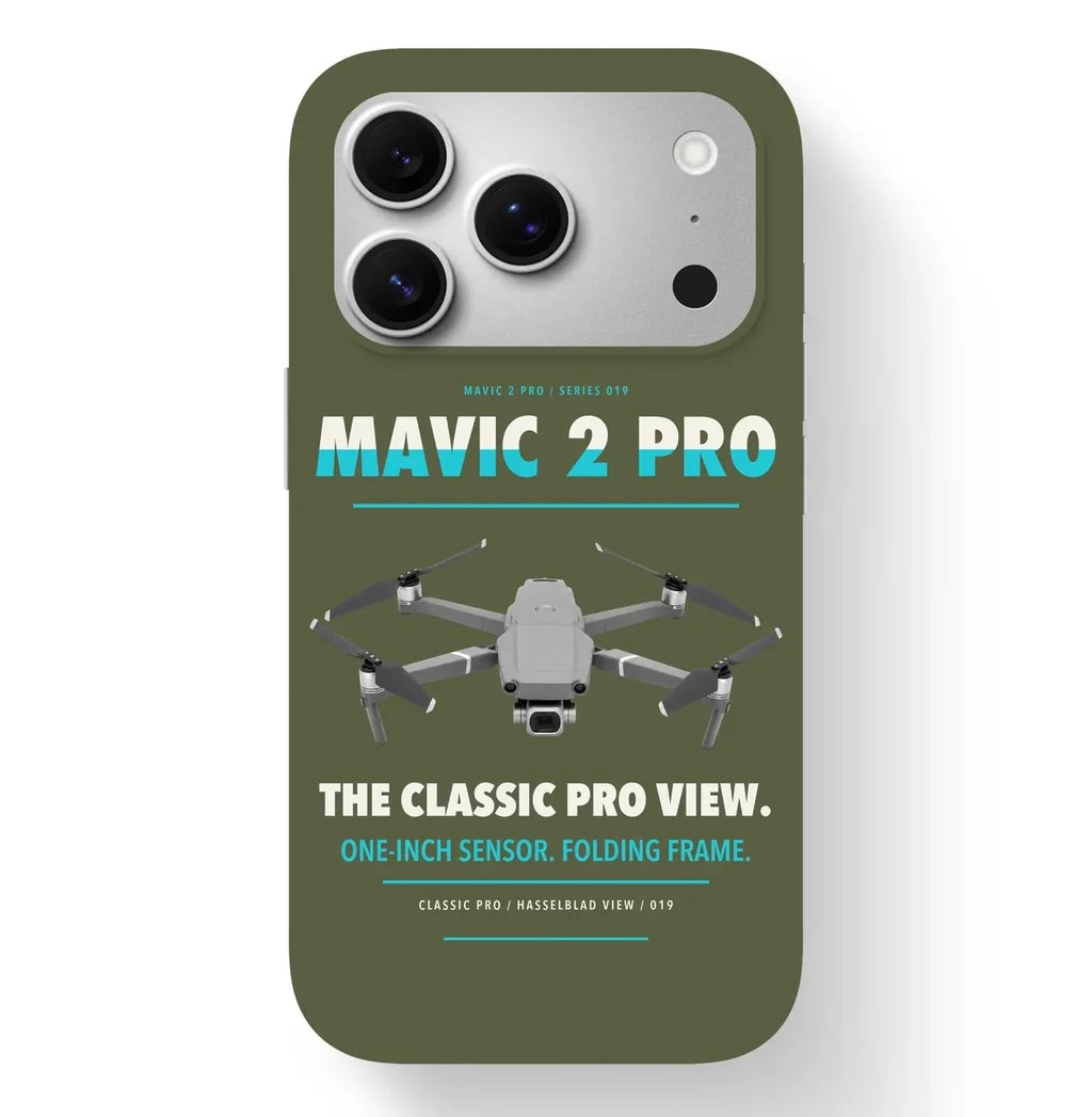 DJI Mavic 2 Pro Case design on green army iphone case