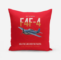 Thumbnail for F4F-4 Wildcat design on red pillow