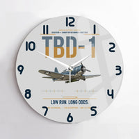 Thumbnail for TBD-1 Devastator design on light gray no frame wall clock