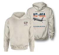 Thumbnail for KC-46A PEGASUS design on khaki double-side hoodie, double-side print