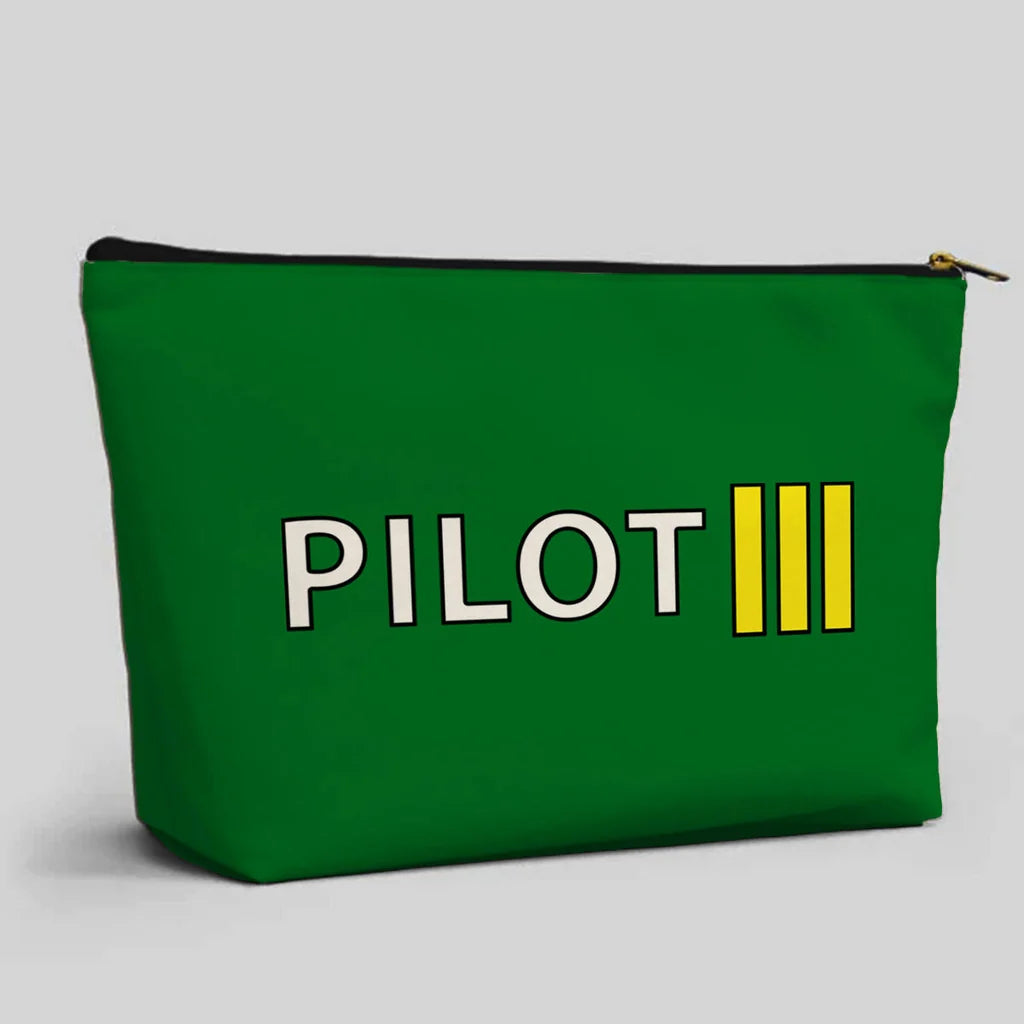 Pilot & Stripes Zipper Pouch - view 7