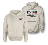 Thumbnail for KC-130J SUPER HERCULES design on khaki double-side hoodie, double-side print